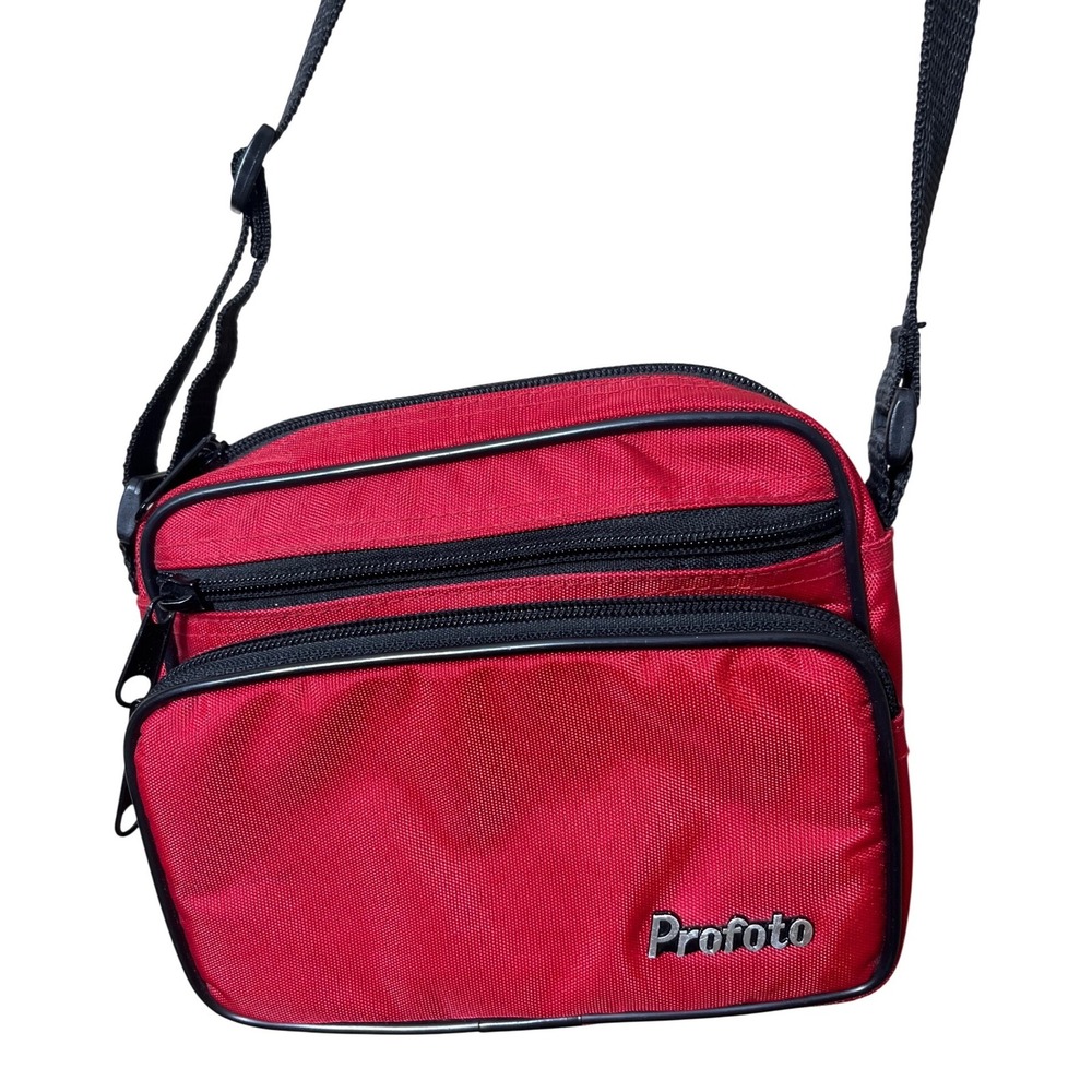 Profoto Red Crossbody Camera Bag Small Utility Techwear Gorpcore Streetwear